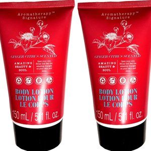Aromatherapy Signature Body Lotion - Genger Citrus Scented 5.1fl oz/150ml (Set o